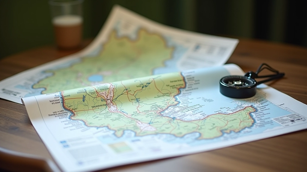 Carefully prepared trail maps and detailed woodland guides for safe senior forest exploration